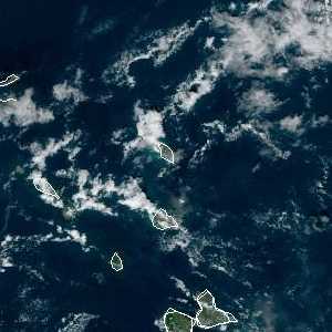 météo tropicale : Image satellite .