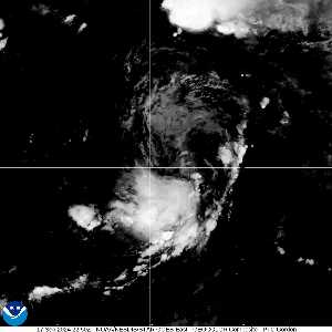 Perturbation Gordon : image satellite visible sur Meteo Tropicale - ouragans