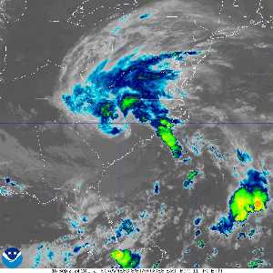 Météo de ouragans : image satellite infra rouge pour AL082024