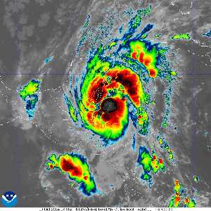 Tempête Nadine : image satellite IR sur Meteo Tropicale - cyclones