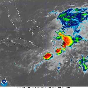 Tempête Oscar : image satellite IR sur Meteo Tropicale - cyclones