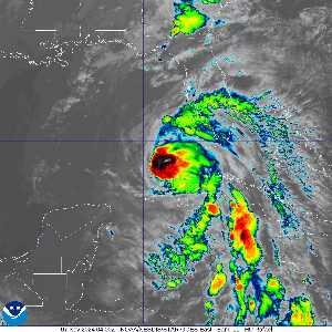 Ouragan Rafael : image satellite IR sur Meteo Tropicale - cyclones