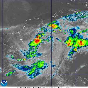 Tempête Sara : image satellite IR sur Meteo Tropicale - cyclones