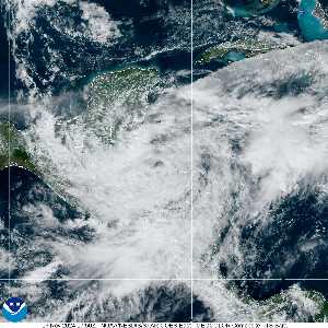 Tempête Sara : image satellite visible sur Meteo Tropicale - ouragans