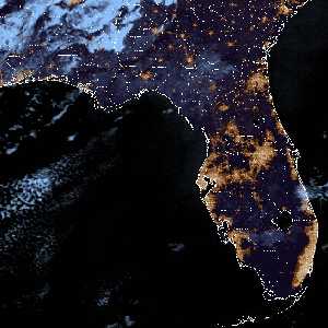 météo tropicale : Image satellite .