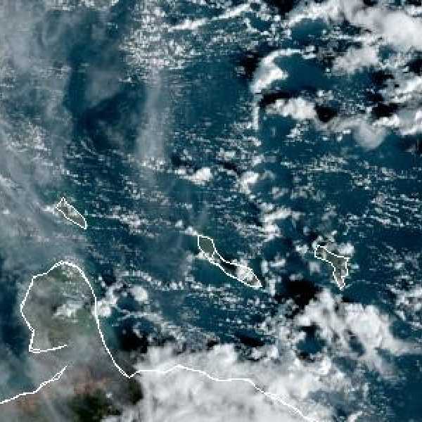 météo tropicale : Image satellite .