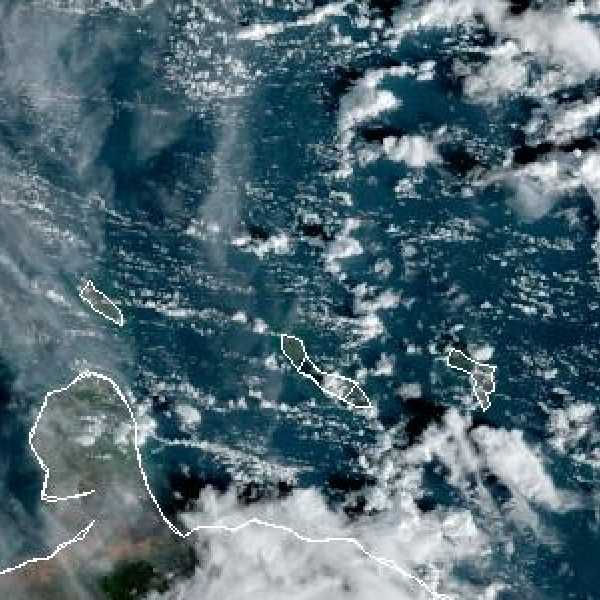 météo tropicale : Image satellite .