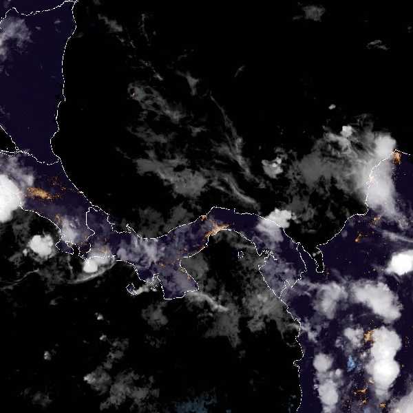 météo tropicale : Image satellite .