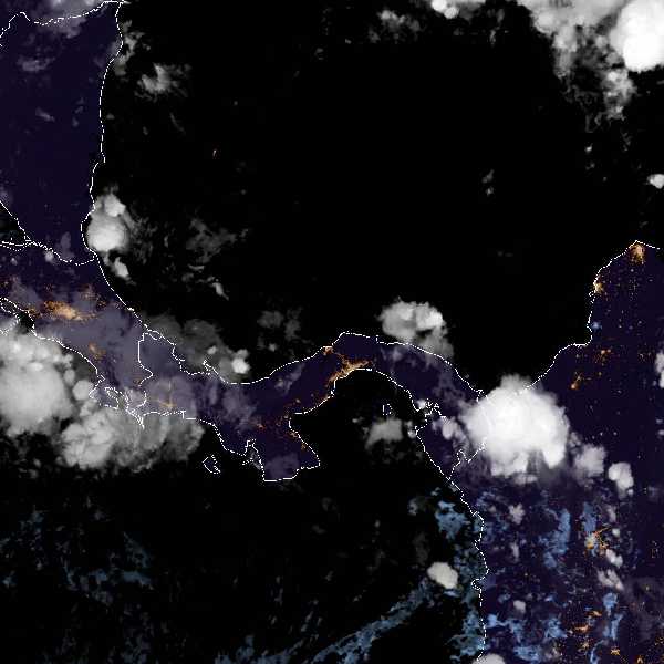 météo tropicale : Image satellite .