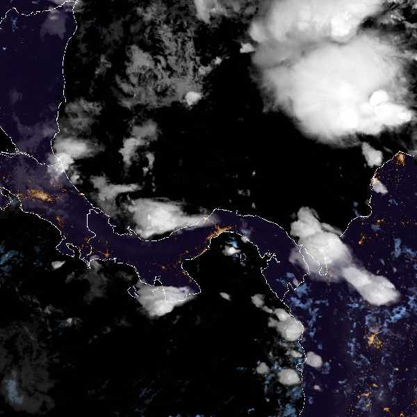 météo tropicale : Image satellite .