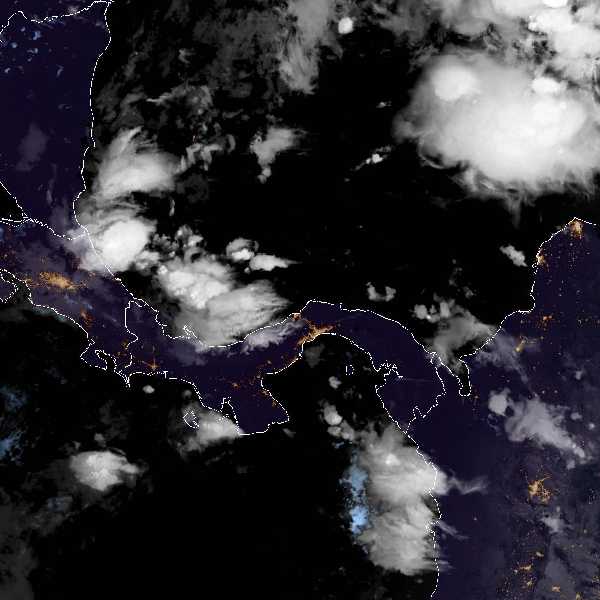 météo tropicale : Image satellite .