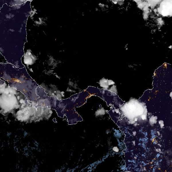 météo tropicale : Image satellite .