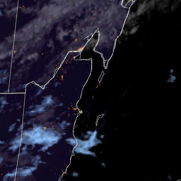 météo tropicale : Image satellite .