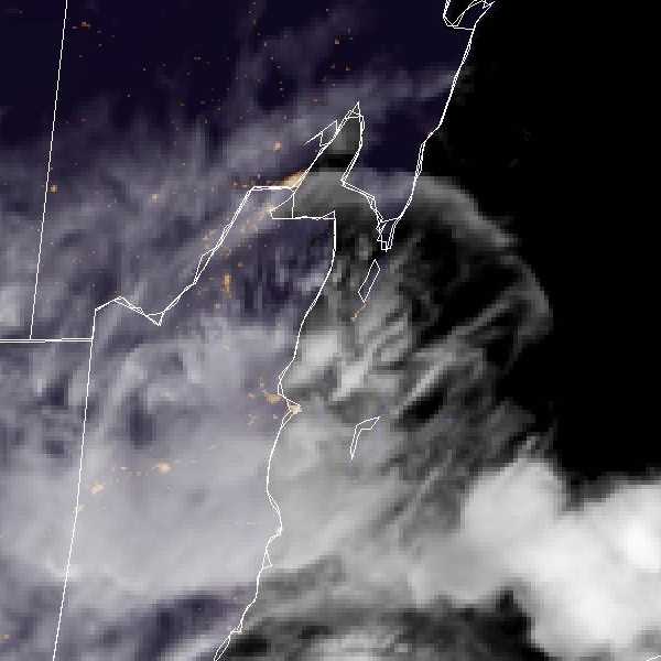 météo tropicale : Image satellite .