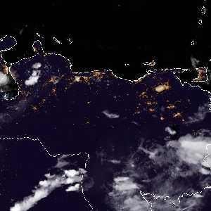 météo tropicale : Image satellite .