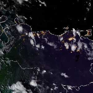 météo tropicale : Image satellite .