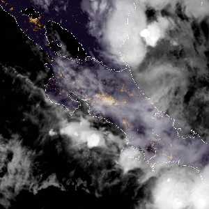 météo tropicale : Image satellite .