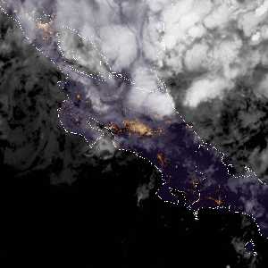 météo tropicale : Image satellite .