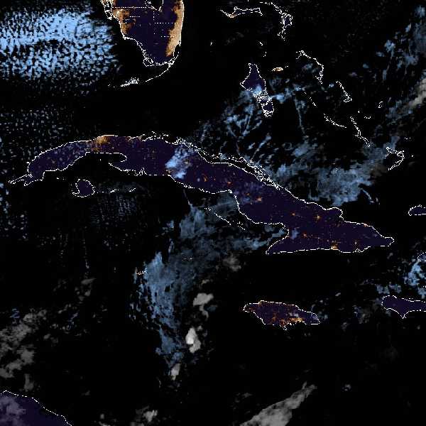 météo tropicale : Image satellite .