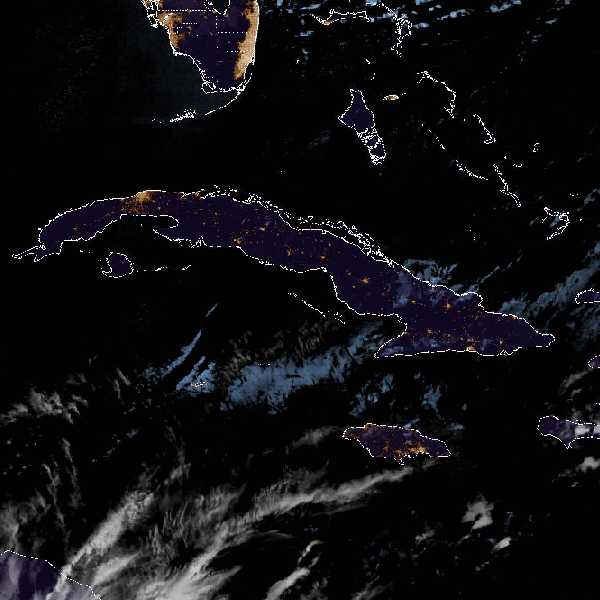 météo tropicale : Image satellite .