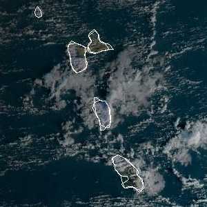 météo tropicale : Image satellite .