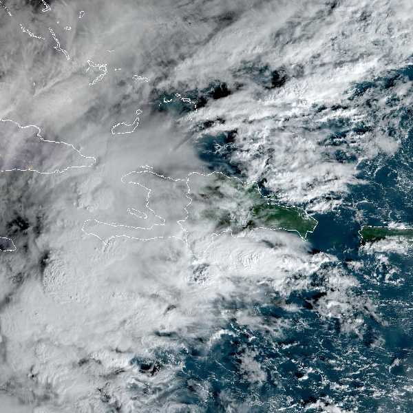 météo tropicale : Image satellite .