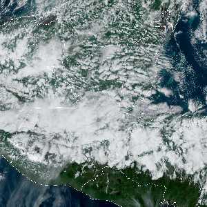 météo tropicale : Image satellite .