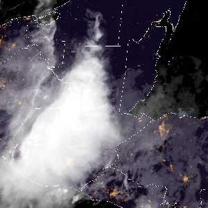 météo tropicale : Image satellite .