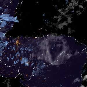 météo tropicale : Image satellite .