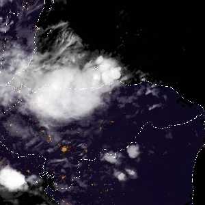 météo tropicale : Image satellite .