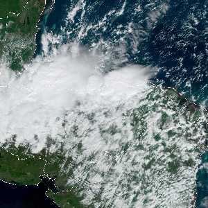 météo tropicale : Image satellite .