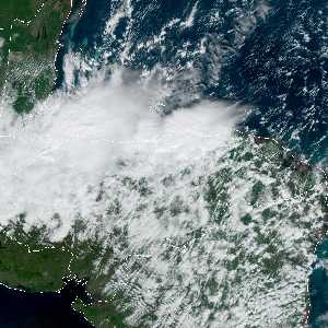 météo tropicale : Image satellite .