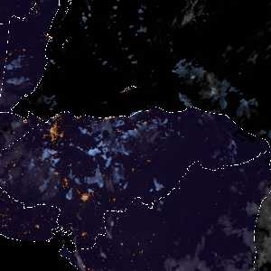 météo tropicale : Image satellite .