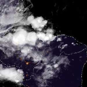 météo tropicale : Image satellite .