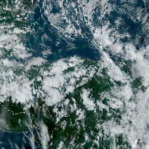 météo tropicale : Image satellite .