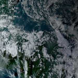 météo tropicale : Image satellite .