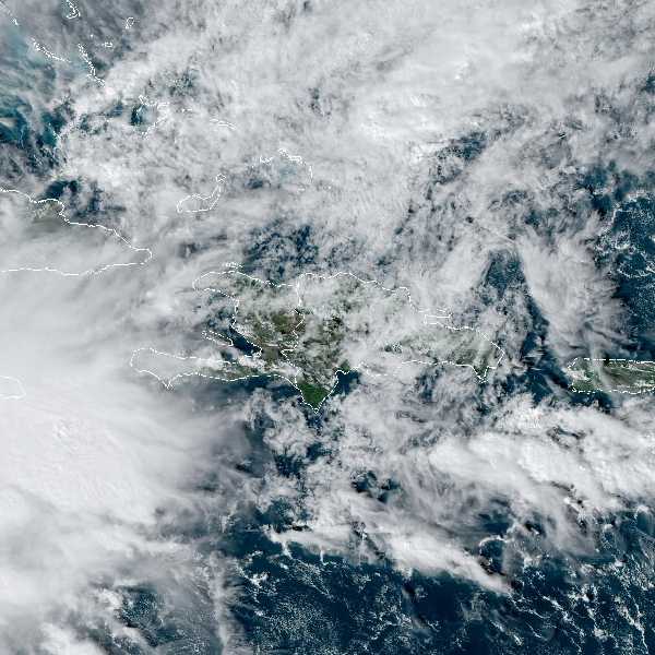 météo tropicale : Image satellite .