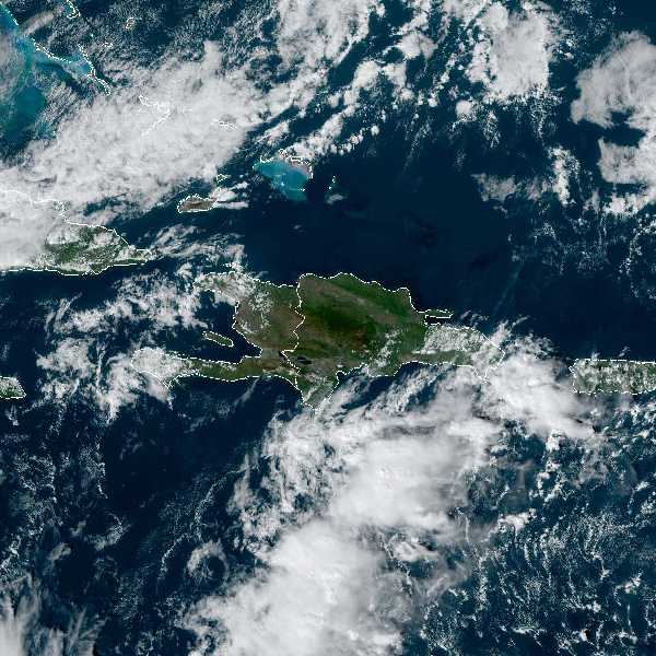 météo tropicale : Image satellite .