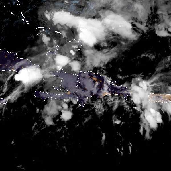 météo tropicale : Image satellite .