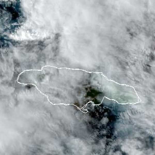 météo tropicale : Image satellite .