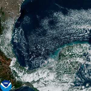 météo tropicale : Image satellite .