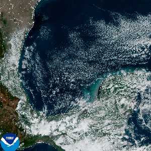 météo tropicale : Image satellite .