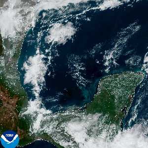 météo tropicale : Image satellite .