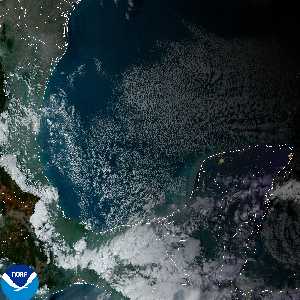 météo tropicale : Image satellite .