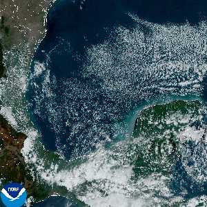 météo tropicale : Image satellite .