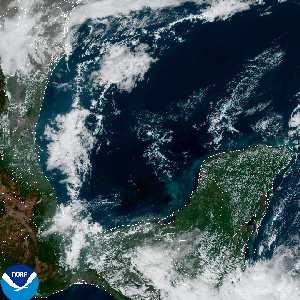 météo tropicale : Image satellite .