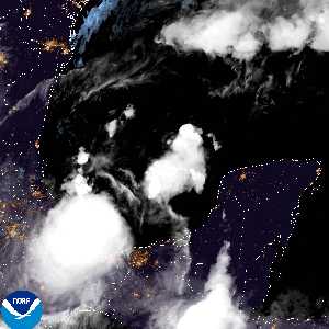 météo tropicale : Image satellite .