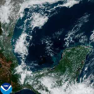 météo tropicale : Image satellite .