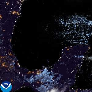 météo tropicale : Image satellite .