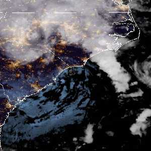 météo tropicale : Image satellite .